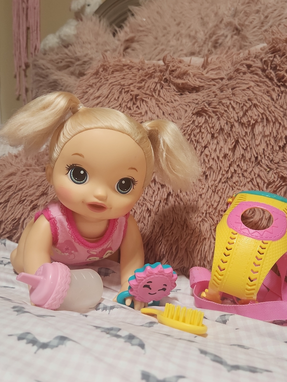 Baby Alive BABY Go ByeBye Blonde Crawling Interactive Baby Doll Not Working
